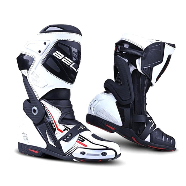 Botas moto Racing Forma ICE PRO blancas outlet tienda motos Hospitalet