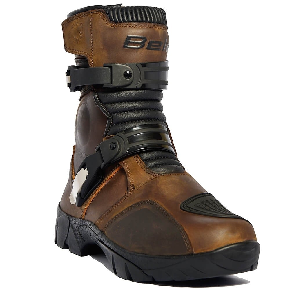 Bela J Waterproof Motorcycle Touring Boots Brown