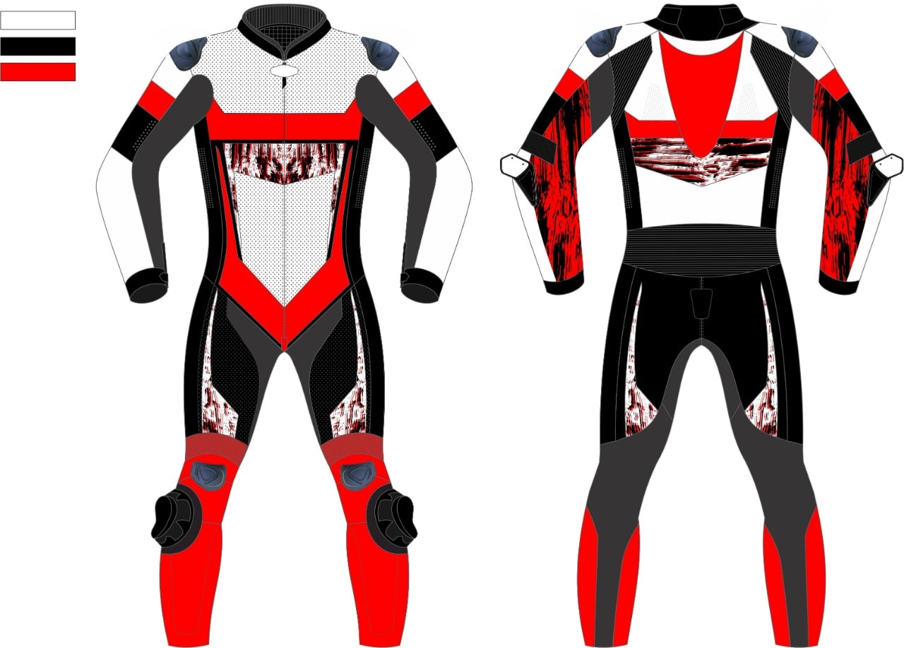 Motorcycle Custom Leathers Option P